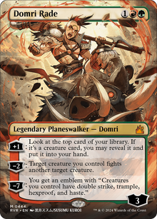 {R} Domri Rade (Anime Borderless) [Ravnica Remastered][RVR 444]