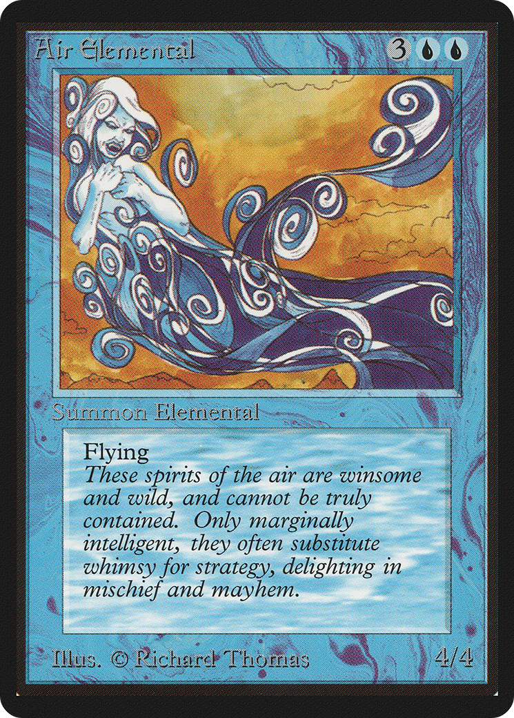 {C} Air Elemental [Beta Edition][LEB 047]
