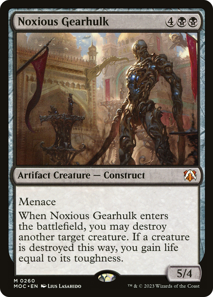{R} Noxious Gearhulk [March of the Machine Commander][MOC 260]