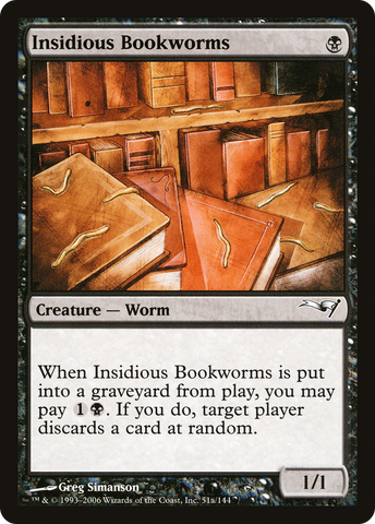 {C} Insidious Bookworms [Coldsnap Theme Decks][CST 51A]