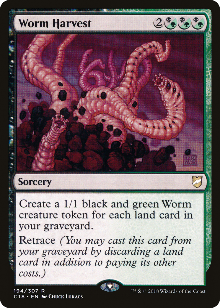 {R} Worm Harvest [Commander 2018][C18 194] - Misty Mountain Games