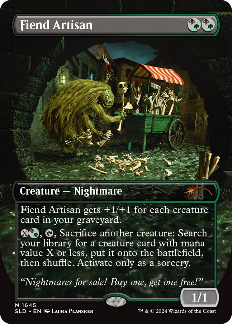 {R} Fiend Artisan (Rainbow Foil) [Secret Lair Drop Series][RBF SLD 1645]