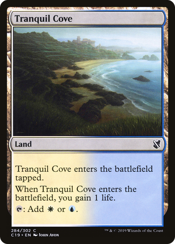 {C} Tranquil Cove [Commander 2019][C19 284]