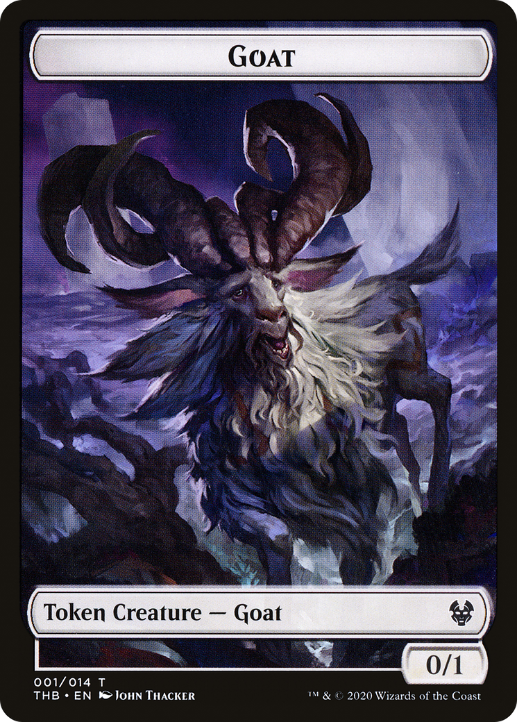 {T} Goat Token [Theros Beyond Death Tokens][TTHB 001]