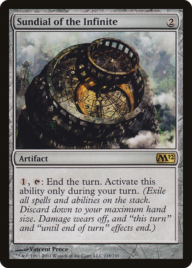 {R} Sundial of the Infinite [Magic 2012][M12 218] - Misty Mountain Games