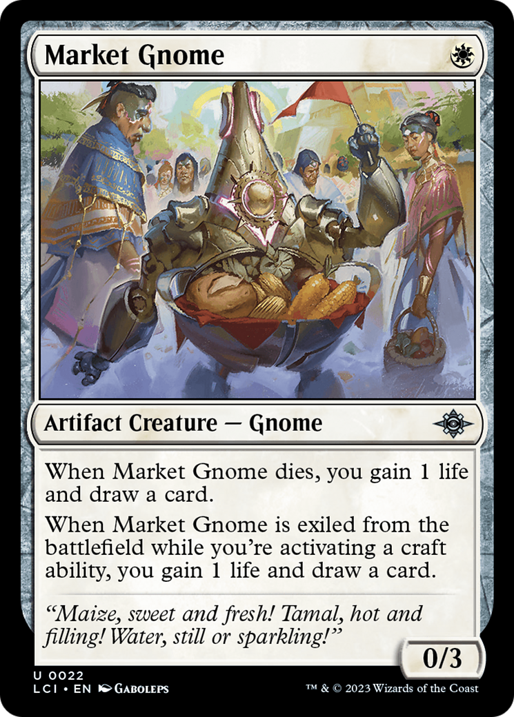 {@C} Market Gnome [The Lost Caverns of Ixalan][LCI 022]