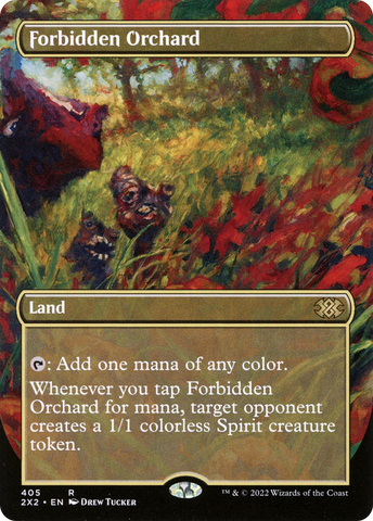 {R} Forbidden Orchard (Borderless Alternate Art) [Double Masters 2022][2X2 405]