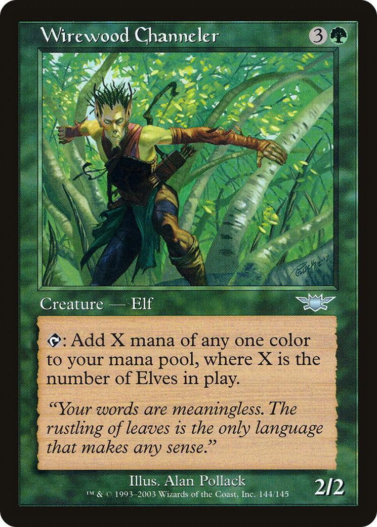 {C} Wirewood Channeler [Legions][LGN 144]
