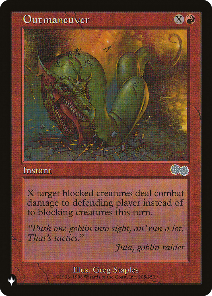 Outmaneuver [LIST 205/350]