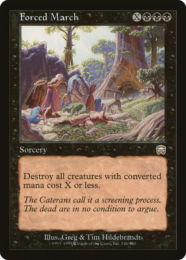 {R} Forced March [Mercadian Masques][MMQ 136]