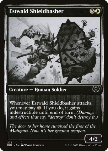 {C} Estwald Shieldbasher [Innistrad: Double Feature][DBL 278]