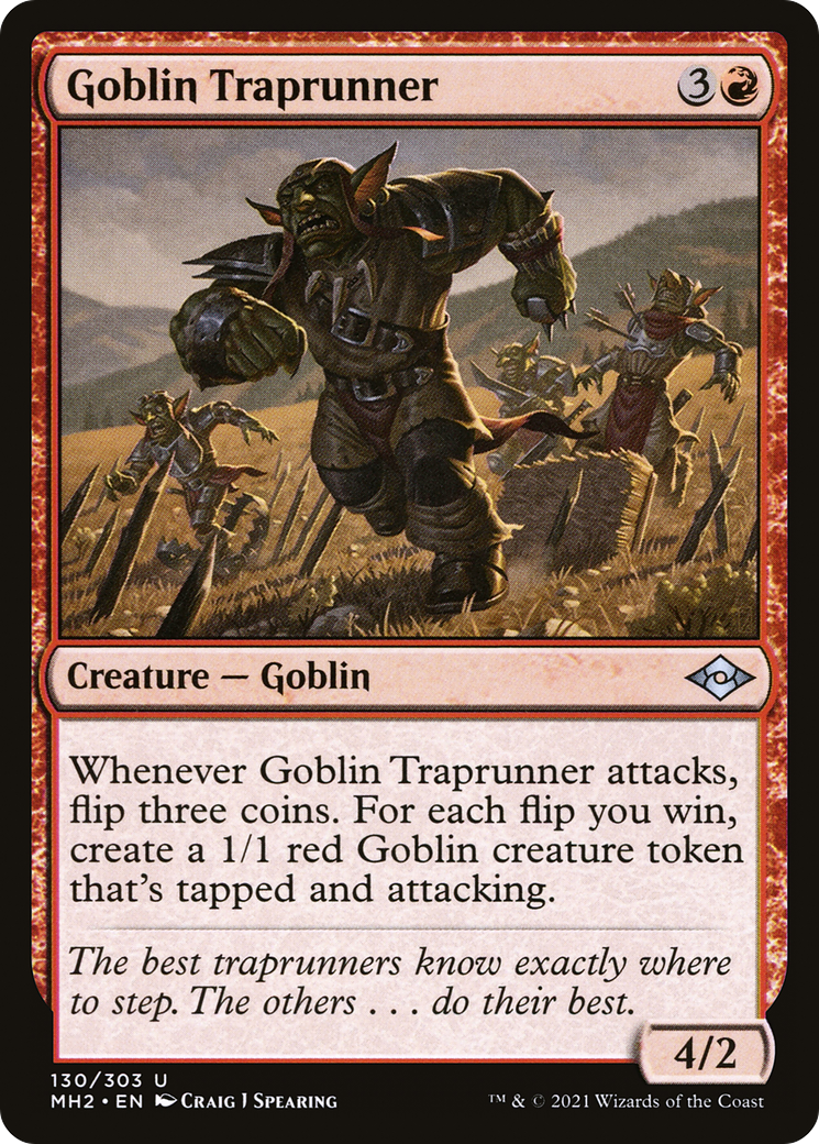 {C} Goblin Traprunner (Foil) [Modern Horizons 2] [MH2 130]