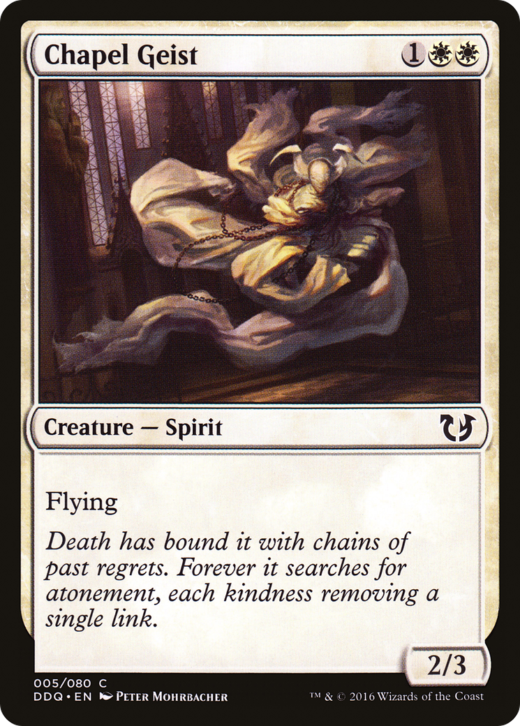 {C} Chapel Geist [Duel Decks: Blessed vs. Cursed][DDQ 005]