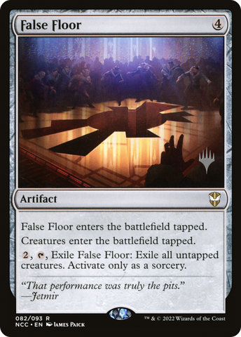{R} False Floor (Promo Pack) [Streets of New Capenna Commander Promos][PP NCC 082]