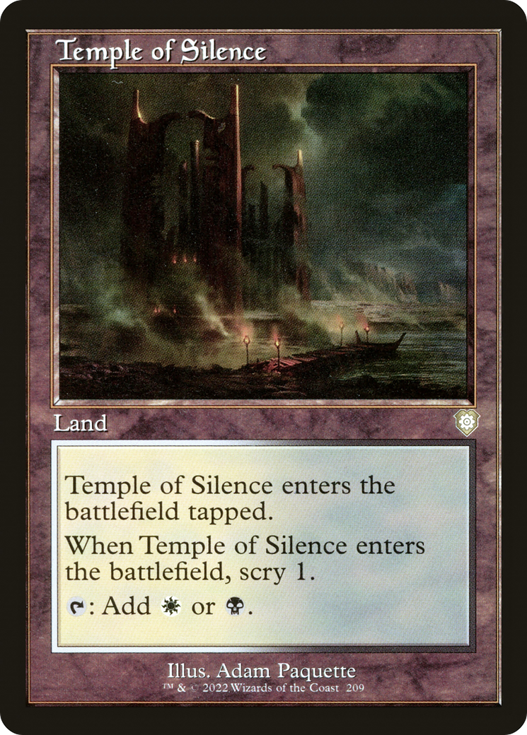 {R} Temple of Silence (Retro) [The Brothers' War Commander][BRC 209]