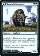 {R} Kazandu Mammoth // Kazandu Valley [Zendikar Rising Prerelease Promos][PR ZNR 189]