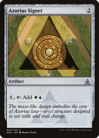 {C} Azorius Signet [Ravnica Allegiance Guild Kit][GK2 024]