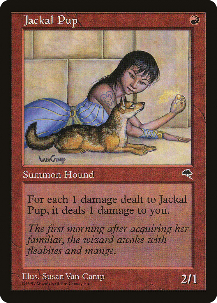 {C} Jackal Pup [Tempest][TMP 183]