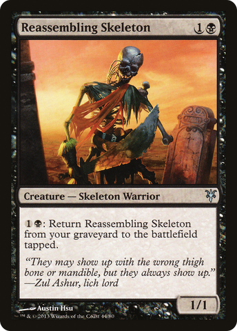 {C} Reassembling Skeleton [Duel Decks: Sorin vs. Tibalt][DDK 044]