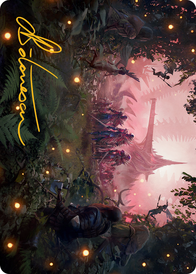 {A} Invasion of Eldraine Art Card (Gold-Stamped Signature) [March of the Machine Art Series][GS AMOM 024]