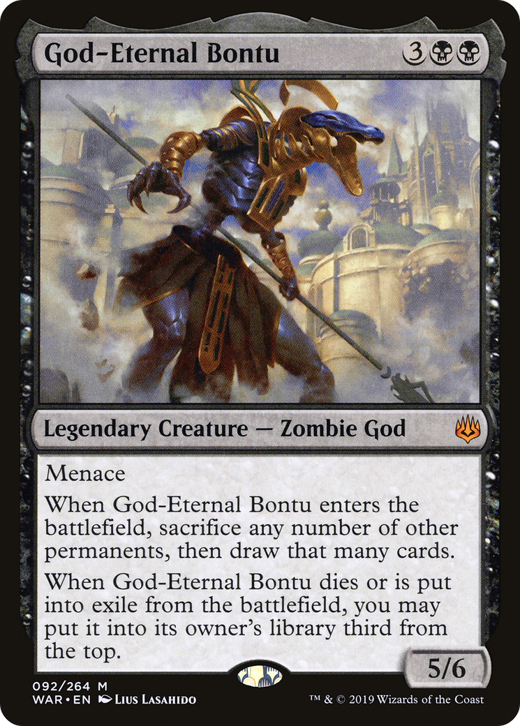 {R} God-Eternal Bontu [War of the Spark][WAR 092] - Misty Mountain Games