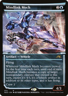 {R} Mindlink Mech (Showcase Soft Glow) [Kamigawa: Neon Dynasty][NEO 373]