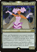 {R} Solaflora, Intergalactic Icon (Showcase) (Galaxy Foil) [Unfinity][UNF 497]