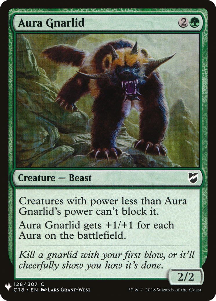 {C} Aura Gnarlid [Mystery Booster][LS C18 128]