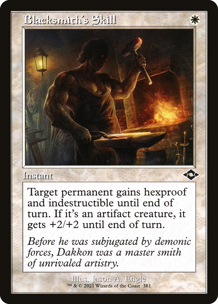 {C} Blacksmith's Skill (Retro Frame) (Foil) [Modern Horizons 2] [MH2 381]