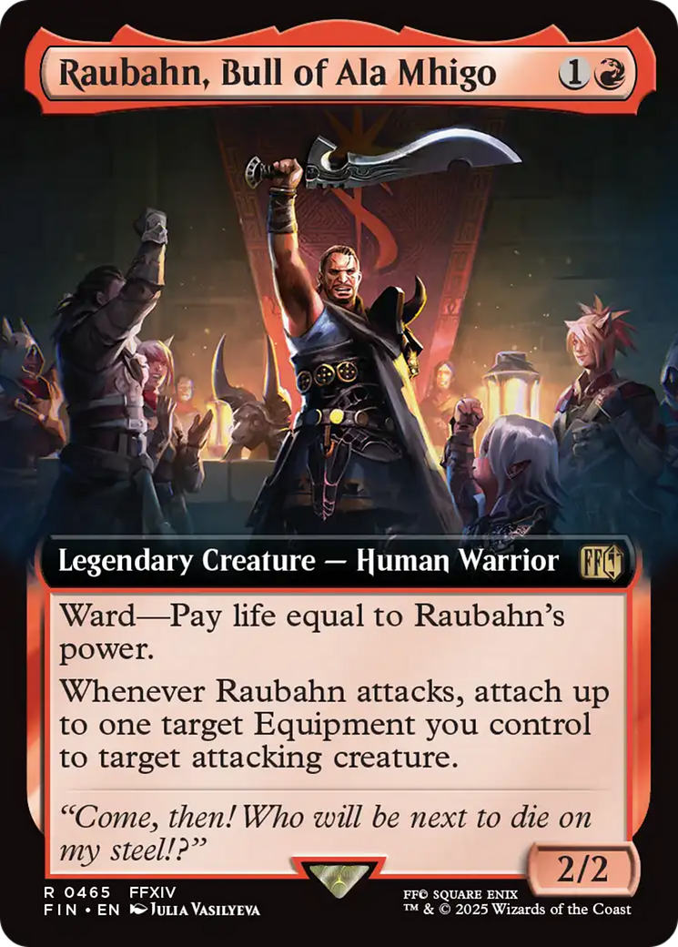 {@R} Raubahn, Bull of Ala Mhigo (Extended Art) [FINAL FANTASY][FIN 465]