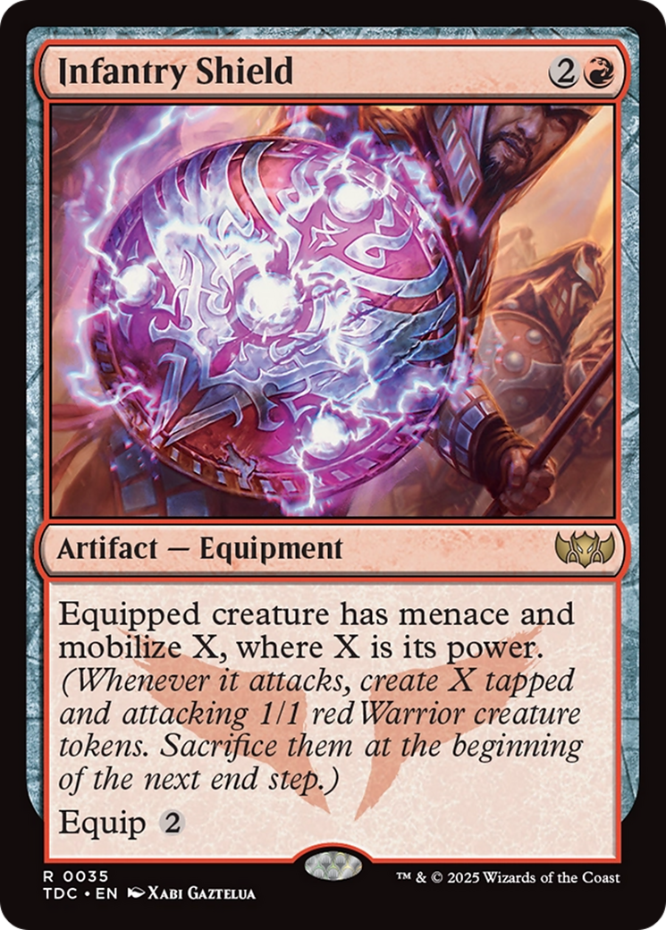 {R} Infantry Shield [Tarkir: Dragonstorm Commander][TDC 035]