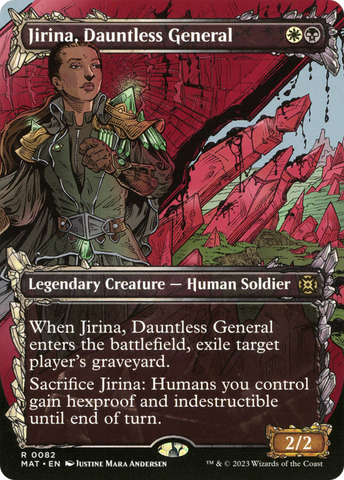 {R} Jirina, Dauntless General (Showcase) [March of the Machine: The Aftermath][MAT 082]