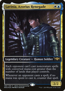 {R} Lavinia, Azorius Renegade (Store Championship) (Extended Art) [Ravnica Allegiance Promos][PA RNA 189]