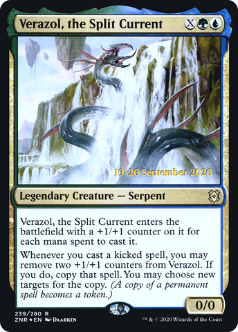 {R} Verazol, the Split Current [Zendikar Rising Prerelease Promos][PR ZNR 239]