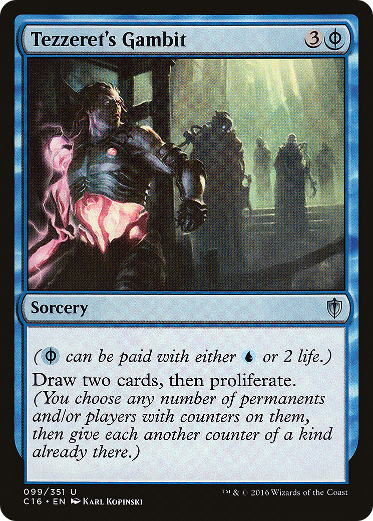 {C} Tezzeret's Gambit [Commander 2016][C16 099]