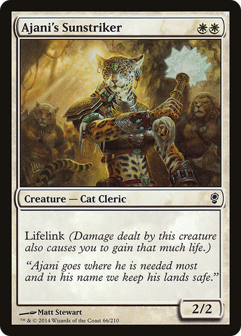 {C} Ajani's Sunstriker [Conspiracy][CNS 066]