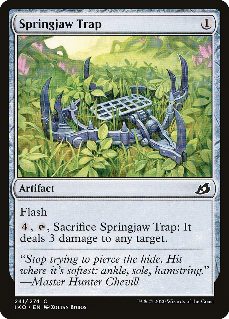 {C} Springjaw Trap [Ikoria: Lair of Behemoths][IKO 241]