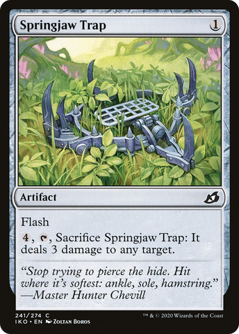 {C} Springjaw Trap [Ikoria: Lair of Behemoths][IKO 241]