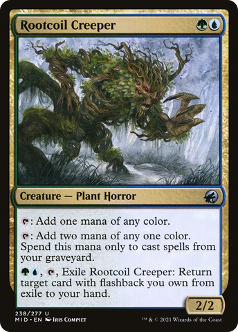 {C} Rootcoil Creeper [Innistrad: Midnight Hunt][MID 238]