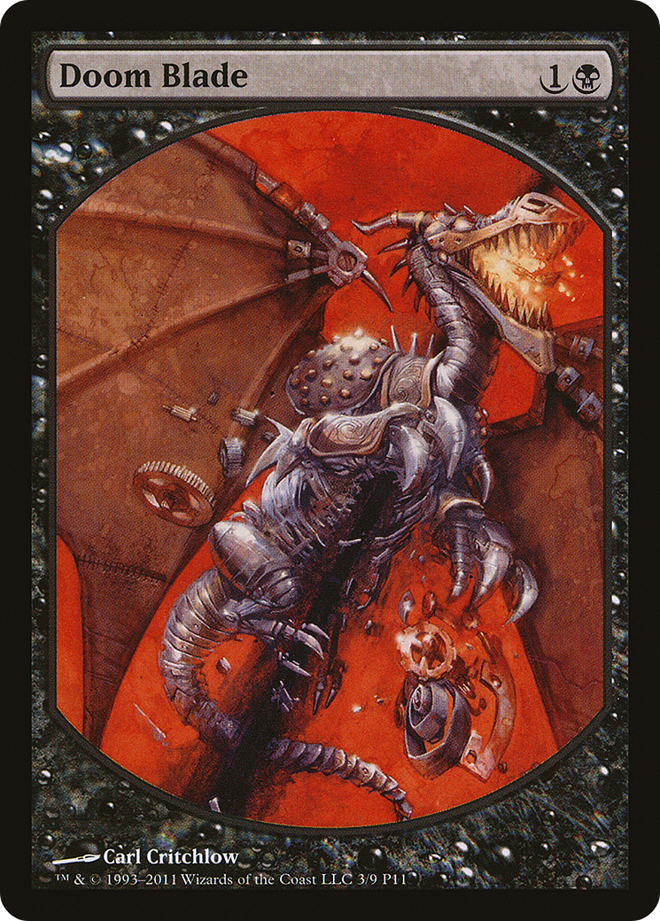 {R} Doom Blade [Magic Player Rewards 2011][PA P11 003]