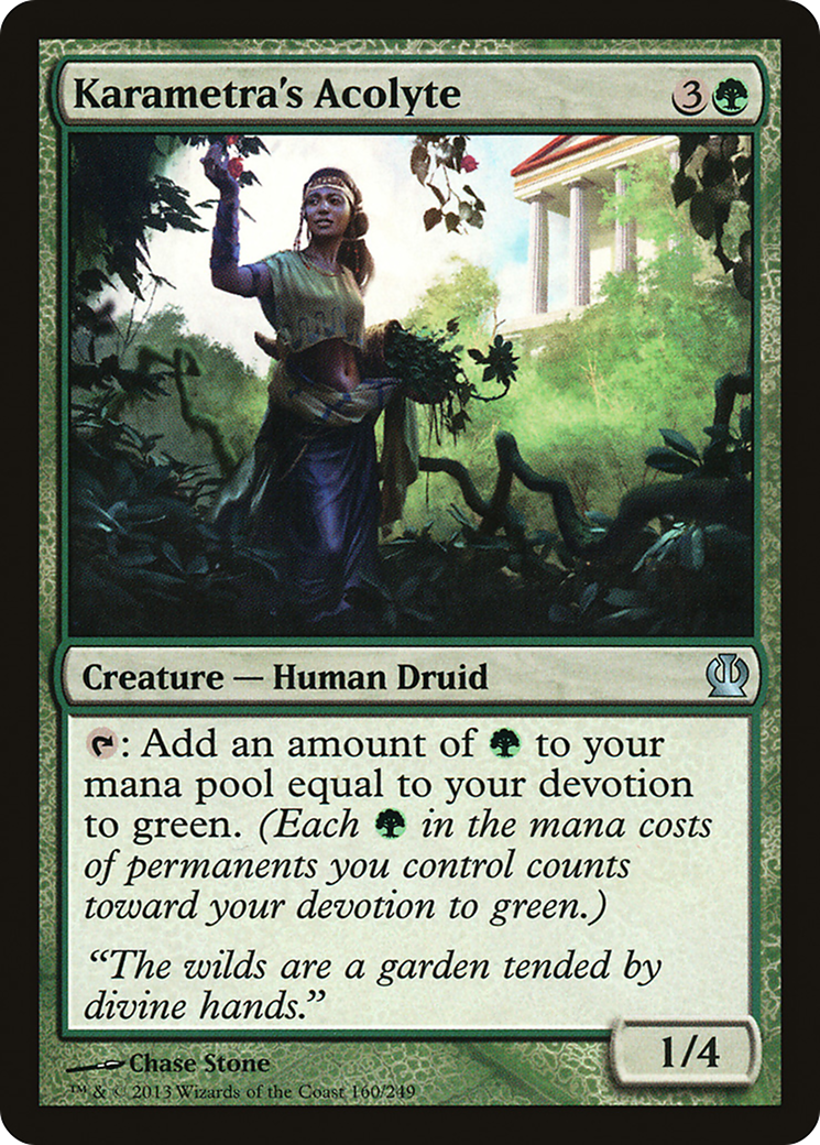 {C} Karametra's Acolyte [Theros][THS 160]