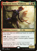 {R} Mina and Denn, Wildborn [Zendikar Rising Commander][ZNC 094]