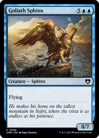 {C} Goliath Sphinx [Commander Masters][CMM 099]