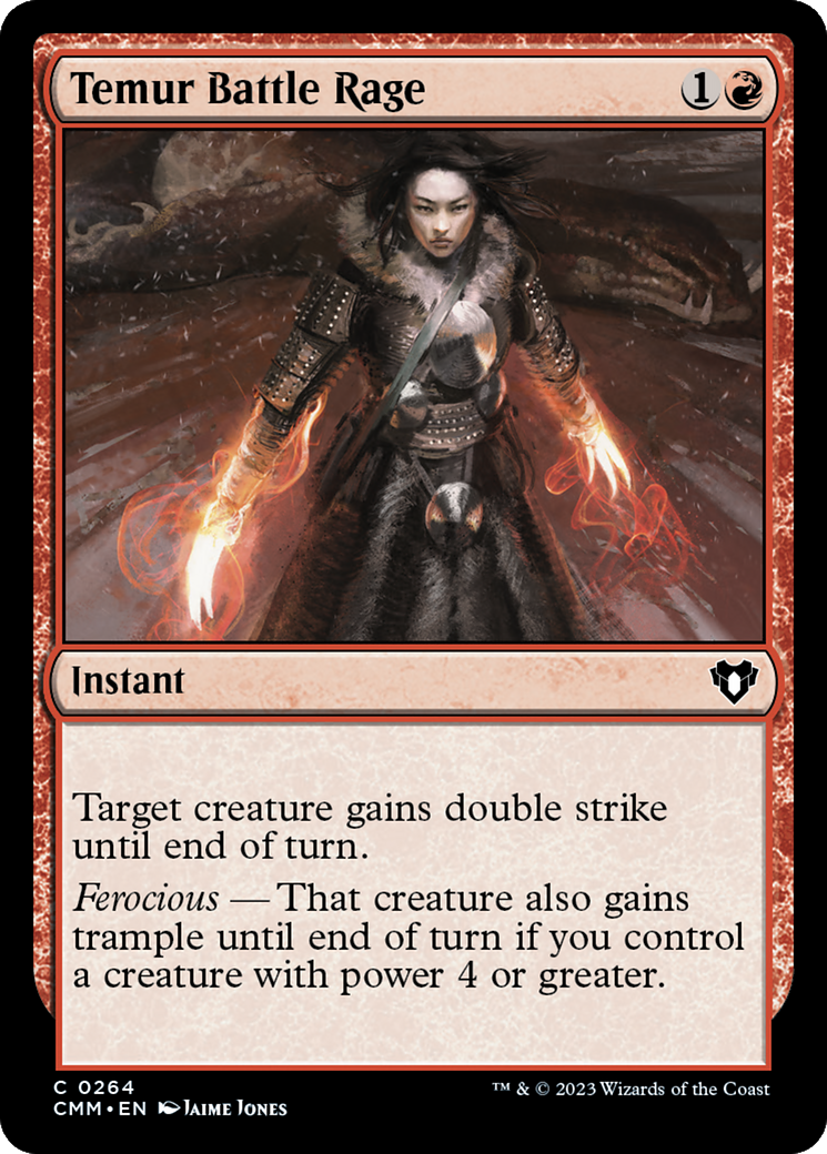 {C} Temur Battle Rage [Commander Masters][CMM 264]