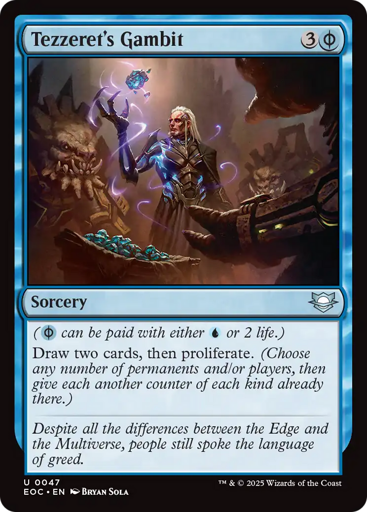 {@@ EOC C} Tezzeret's Gambit [Edge of Eternities Commander][EOC 047]