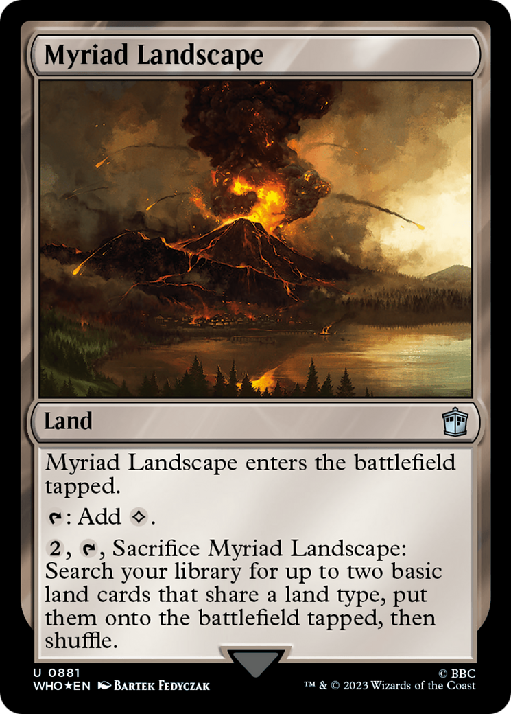 {C} Myriad Landscape (Surge Foil) [Doctor Who][WHO 881]