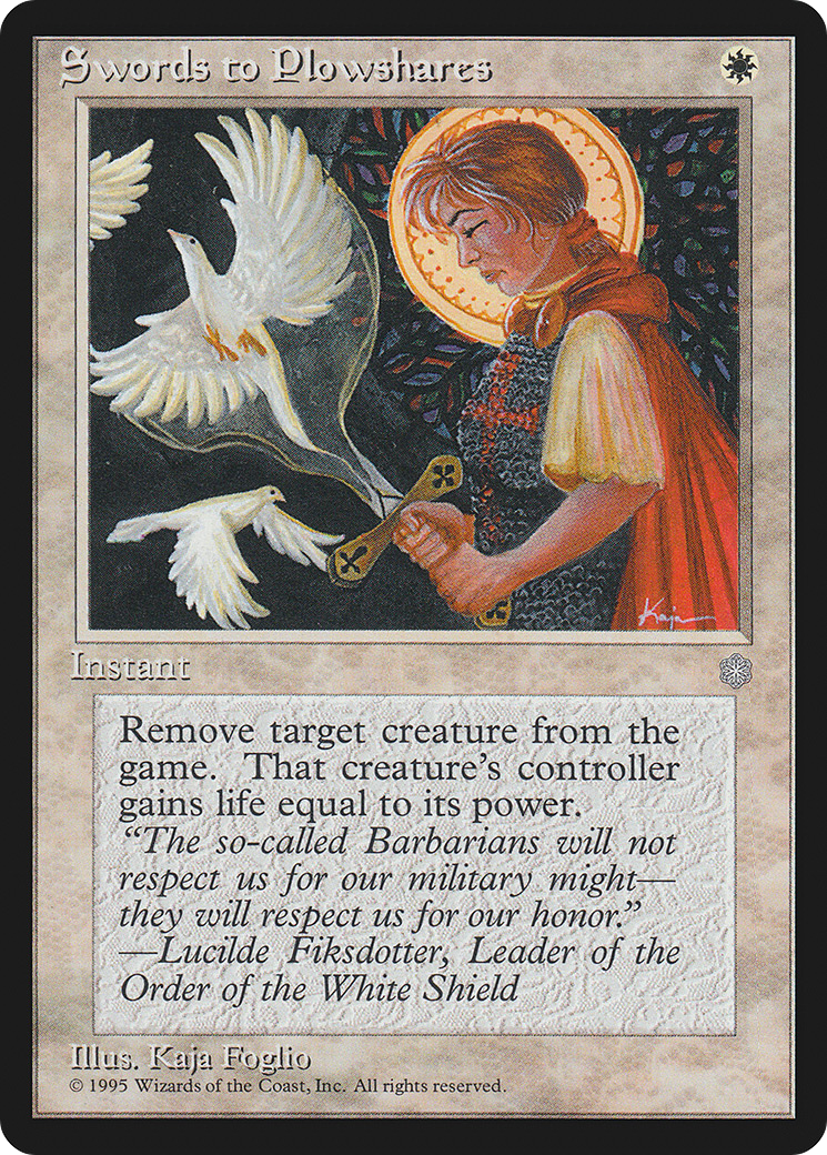 {C} Swords to Plowshares [Ice Age][ICE 054]
