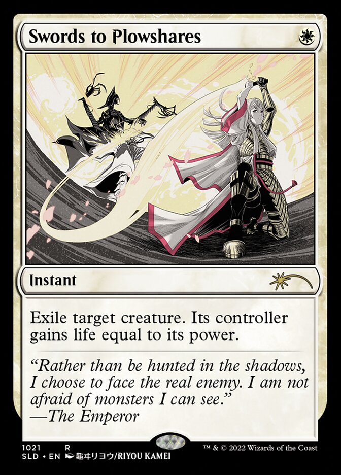 {R} Swords to Plowshares (1021) [Secret Lair Drop Series][SLD 1021]