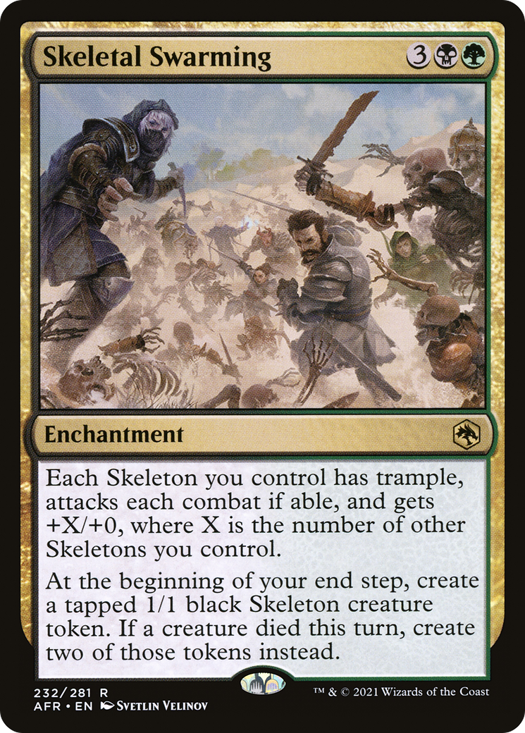{R} Skeletal Swarming [Dungeons & Dragons: Adventures in the Forgotten Realms][AFR 232]