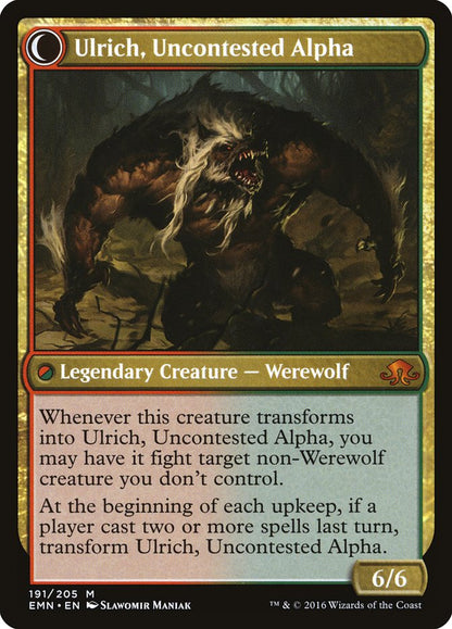{R} Ulrich of the Krallenhorde // Ulrich, Uncontested Alpha [Eldritch Moon][EMN 191] - Misty Mountain Games